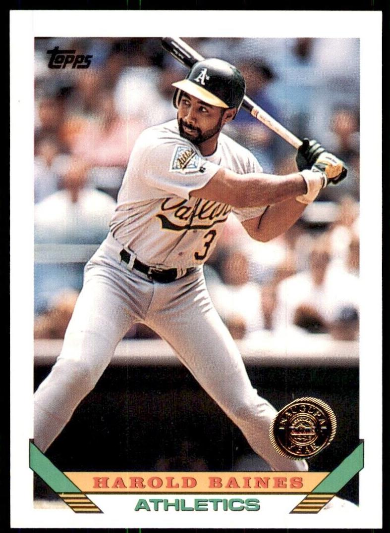 1993 Topps Baseball Colorado Rockies Inaugural Harold Baines #345