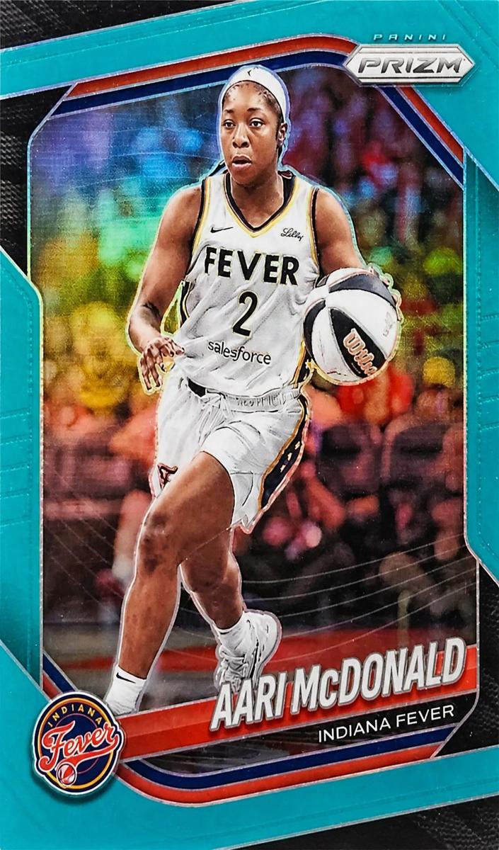 2025 Panini Prizm WNBA Basketball Teal Aari McDonald #10