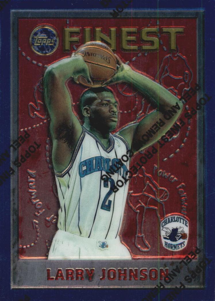 1995 Topps Finest Basketball Larry Johnson #233