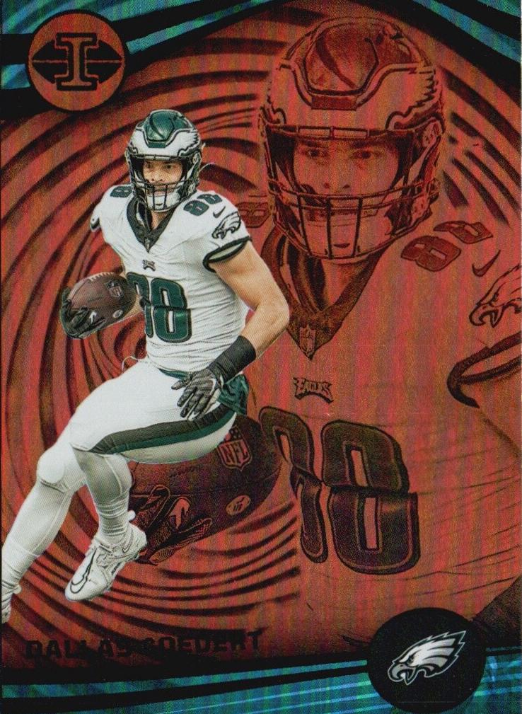2023 Panini Illusions Football Trophy Collection Orange Dallas Goedert #86