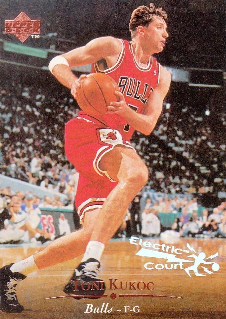 1995 Upper Deck Basketball Electric Court Toni Kukoc #113 PSA 9