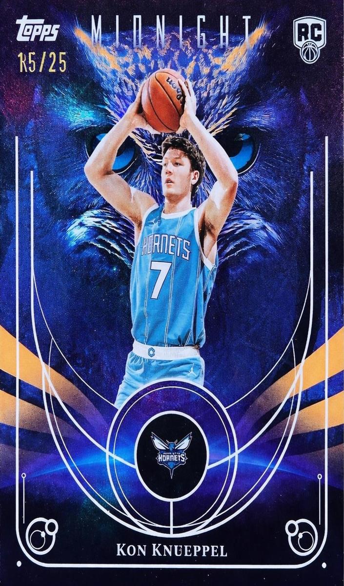 2025 Topps Midnight Basketball Moonrise Kon Knueppel #NO-19