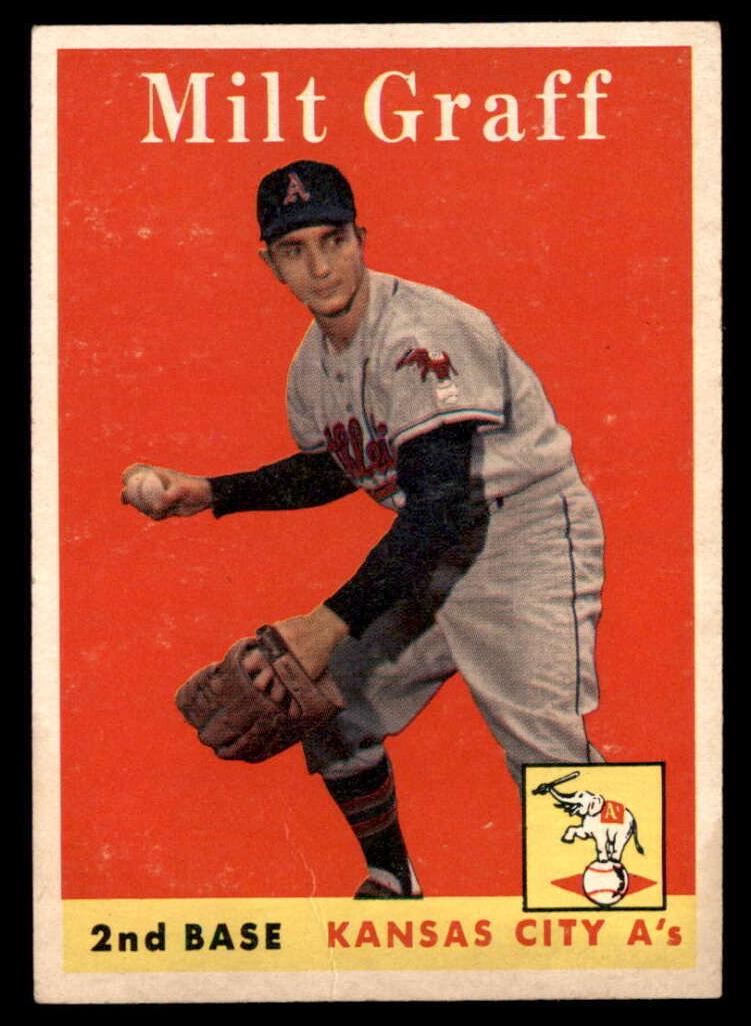 1958 Topps Baseball Milt Graff #192 PSA 6.5