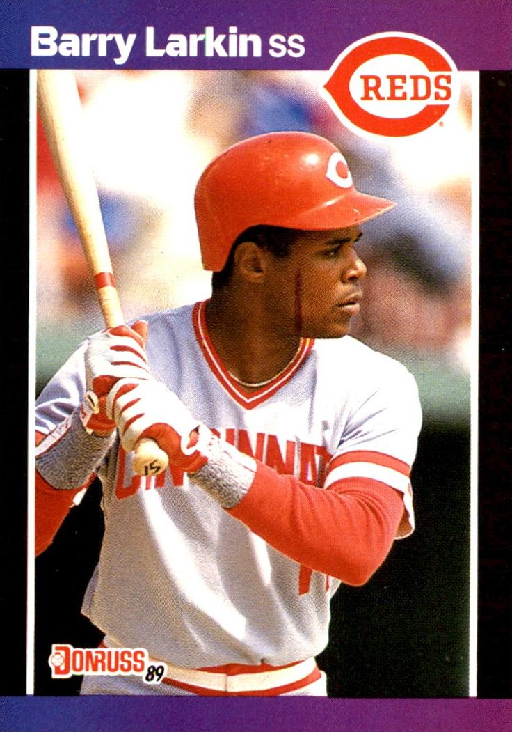 1989 Donruss Baseball Barry Larkin #257 PSA 10