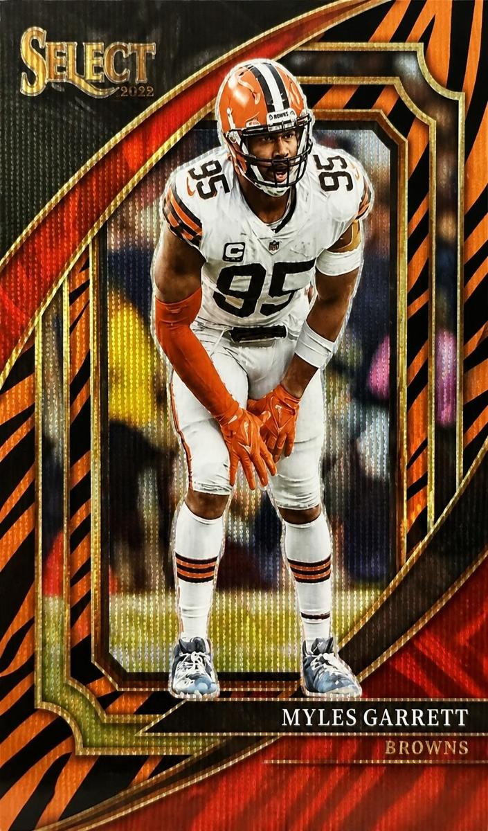 2022 Panini Select Football Tiger Prizm Myles Garrett #340