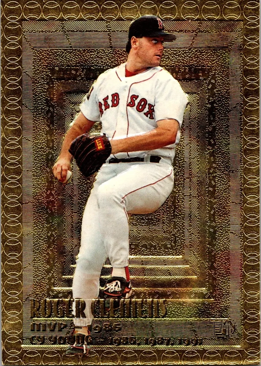 1995 Topps Embossed Baseball Golden Idols Roger Clemens #106