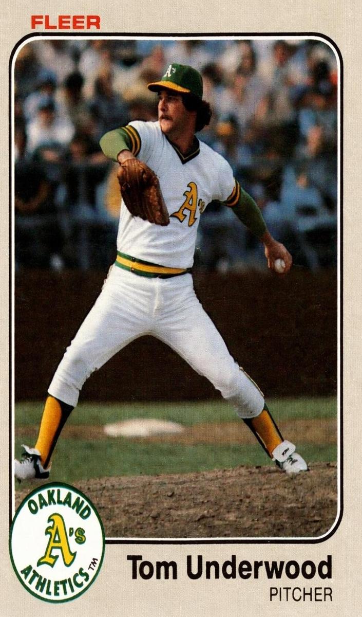 1983 Fleer Baseball Tom Underwood #535 PSA 10