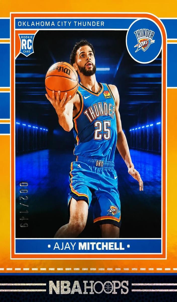 2024 Panini Hoops Basketball Orange Ajay Mitchell #268