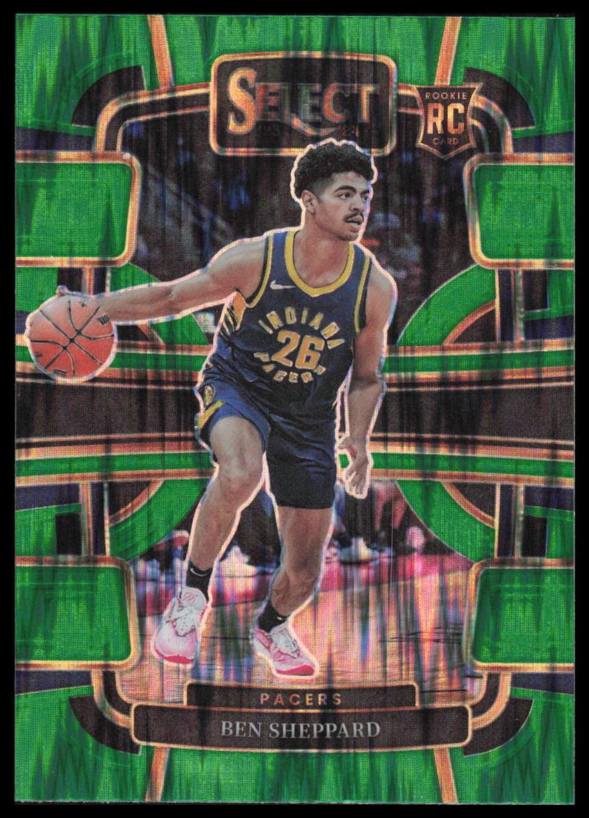 2023 Panini Select Basketball Green Shock Ben Sheppard #94