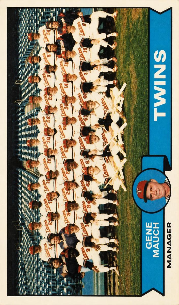 1979 Topps Baseball Twins Team #41 PSA 9