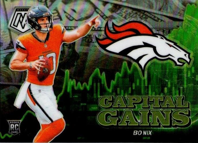 2024 Panini Mosaic Football Silver Bo Nix #24