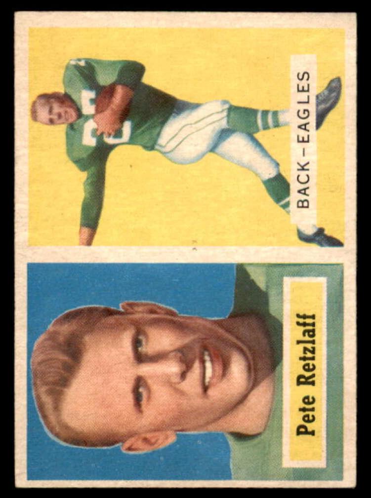 1957 Topps Football Pete Retzlaff #2