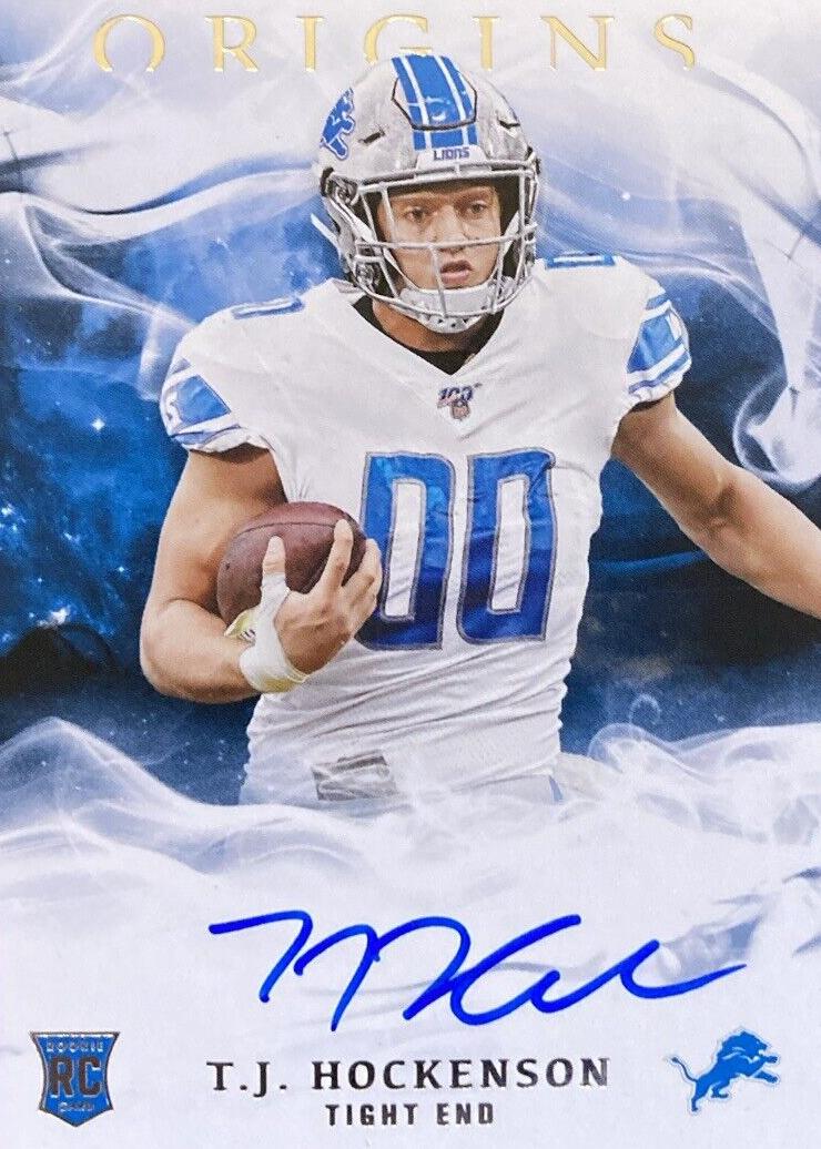 2019 Panini Origins Football T.J. Hockenson #RA-TJ