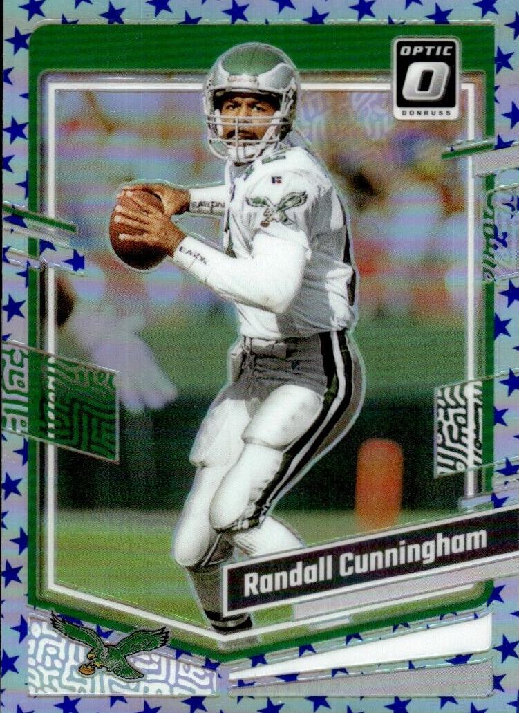 2023 Donruss Optic Football Stars Randall Cunningham #159 PSA 10