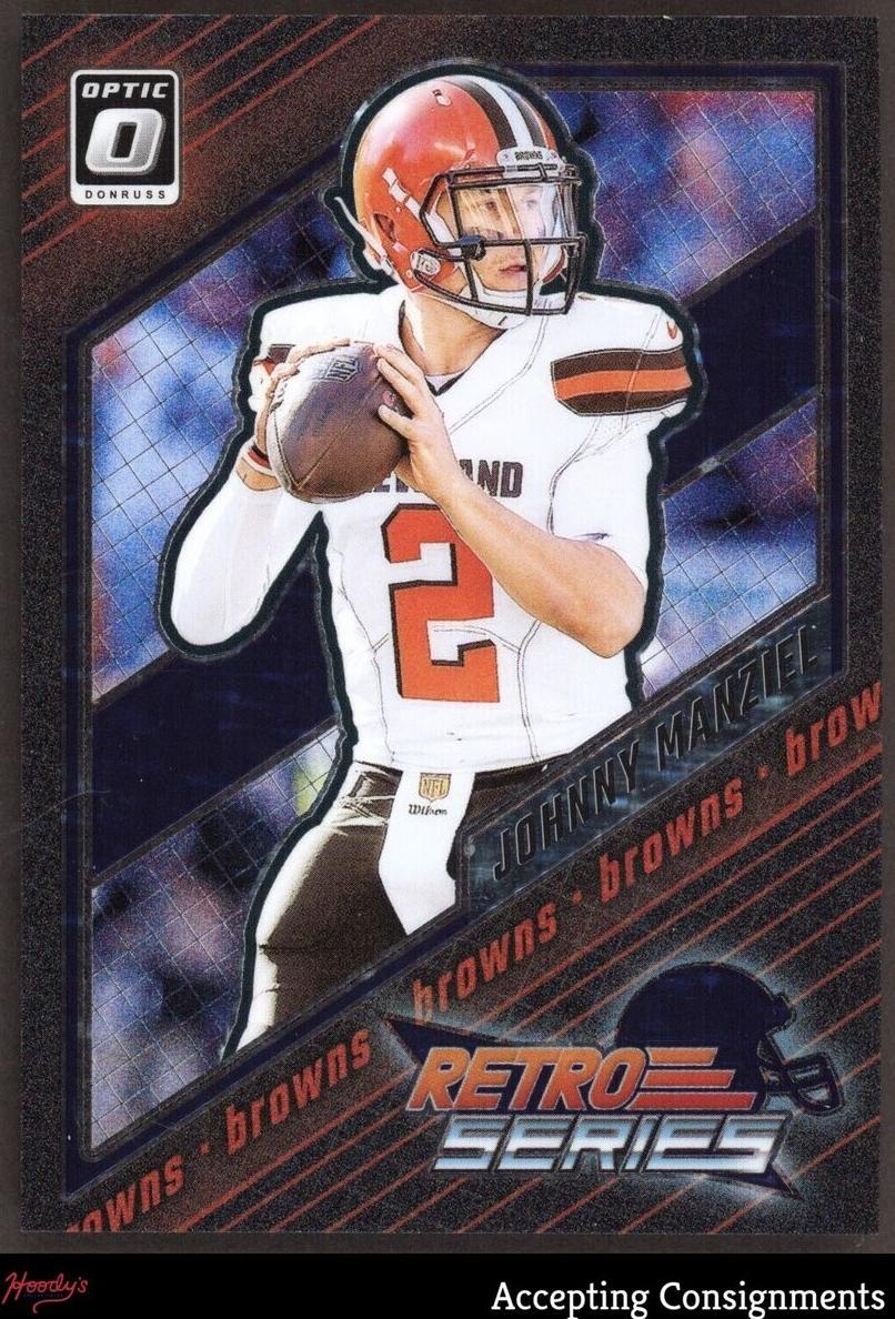2023 Donruss Optic Football Purple Stars Johnny Manziel #17 PSA 9
