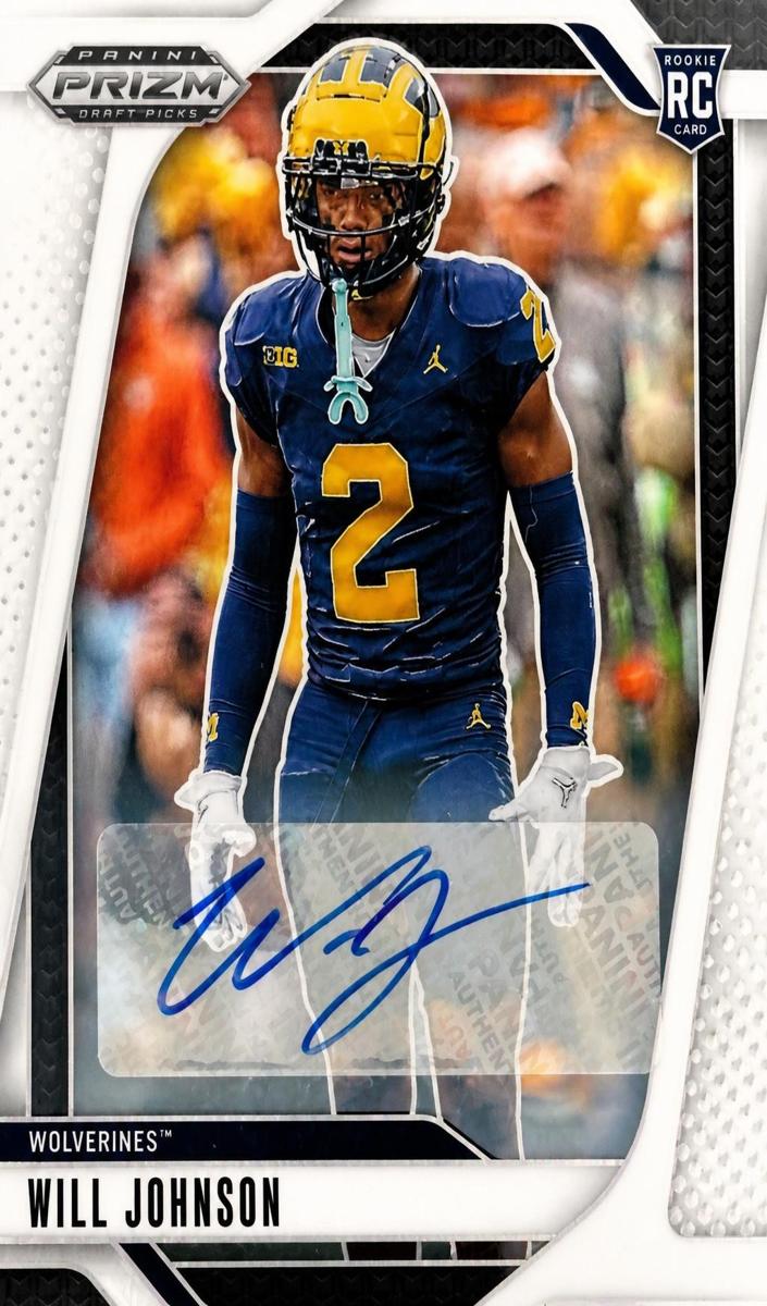 2025 Panini Prizm Draft Picks Football Will Johnson #DPA-WJN