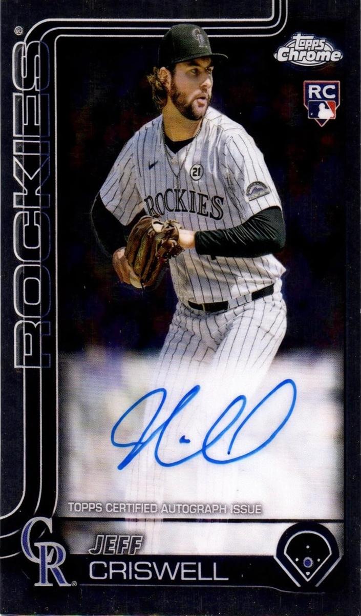 2025 Topps Chrome Baseball Jeff Criswell #RA-JCR