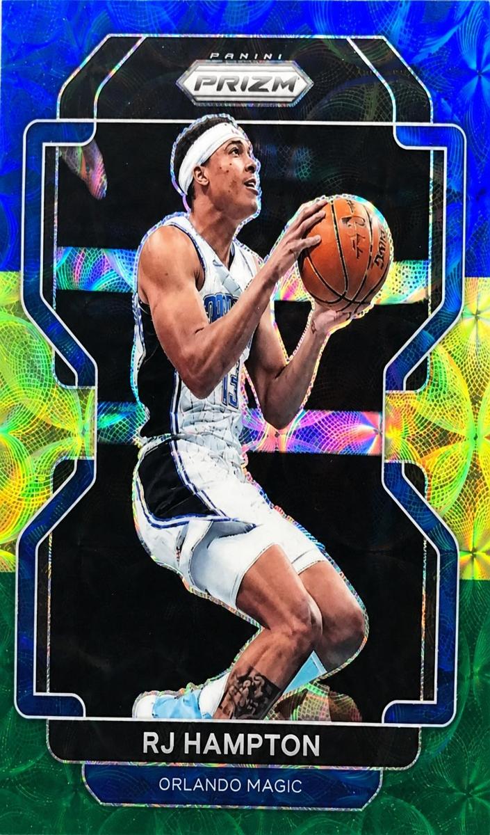 2021 Panini Prizm Basketball Choice Blue Yellow and Green Isaiah Stewart #158