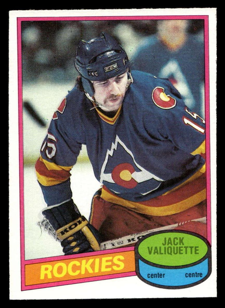 1980 O-Pee-Chee Hockey Jack Valiquette #108 PSA 7.5