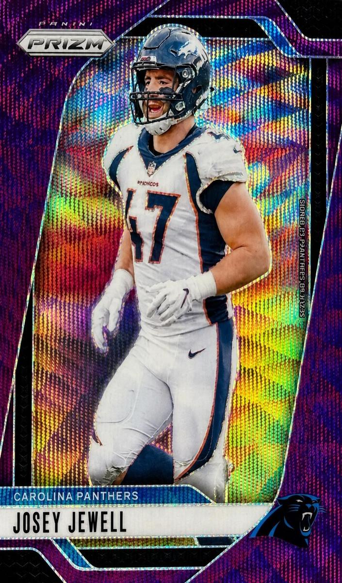2024 Panini Prizm Football Purple Wave Josey Jewell #42
