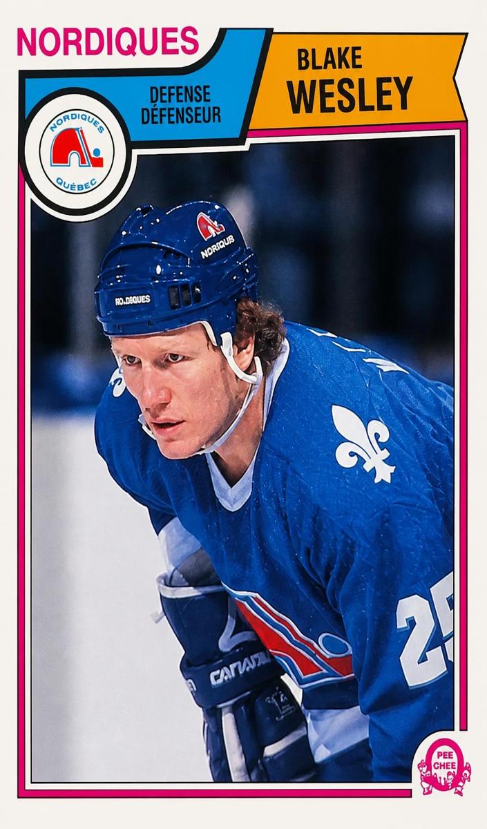 1983 O-Pee-Chee Hockey Blake Wesley #307 PSA 9