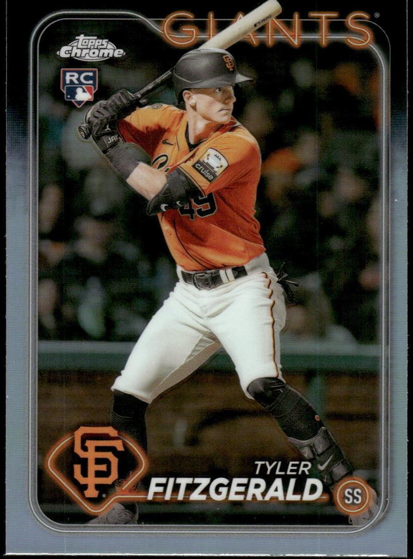 2024 Topps Chrome Baseball Refractor Tyler Fitzgerald #131