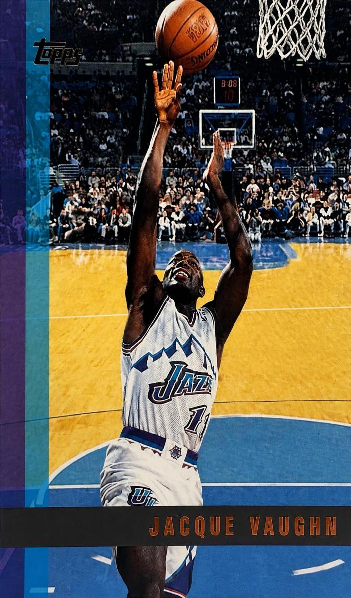 1997 Topps Basketball Jacque Vaughn #199