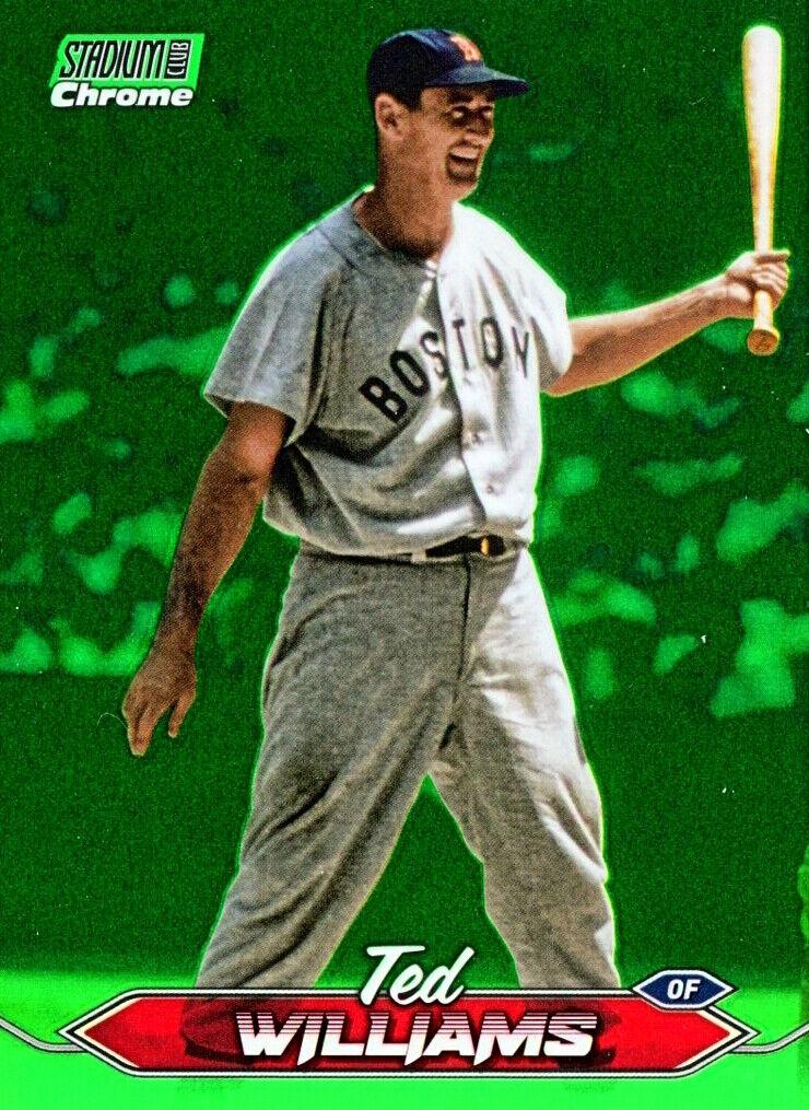 2024 Topps Stadium Club Baseball Green Refractor Ted Williams #7