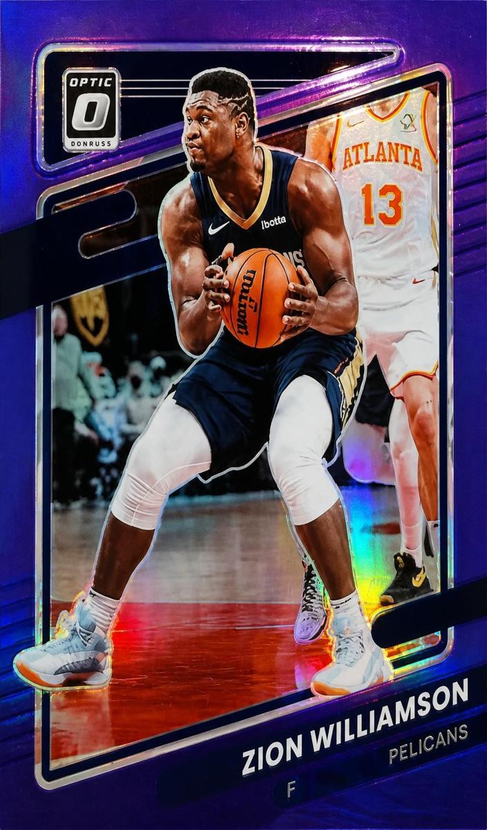 2021 Donruss Optic Basketball Purple Zion Williamson #95