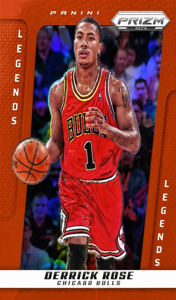 2024 Panini Prizm Deca Basketball Red Derrick Rose #231 PSA 10