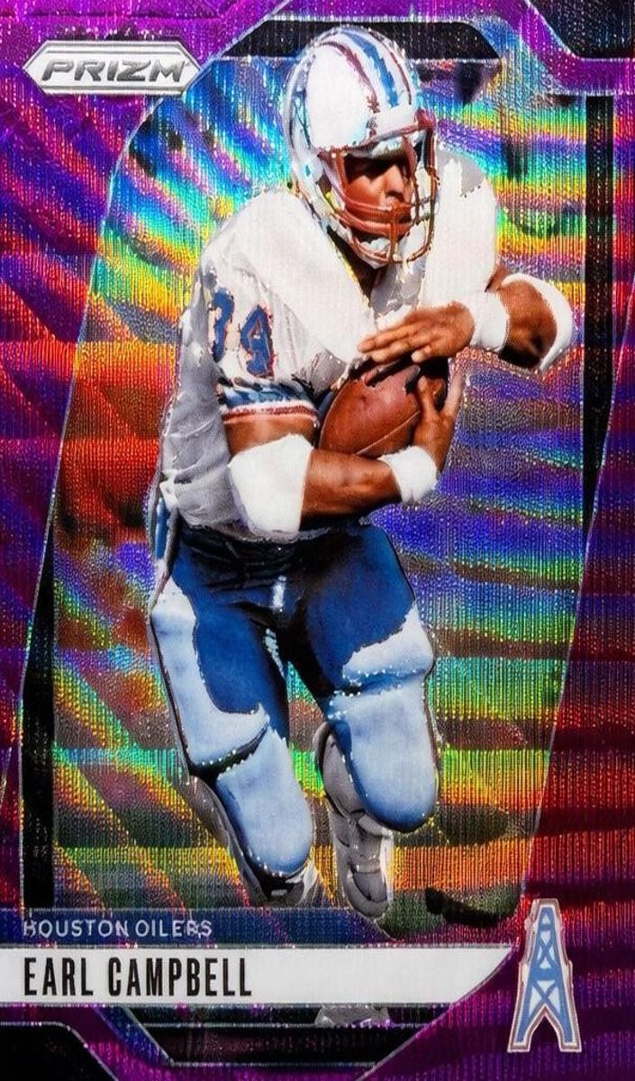 2024 Panini Prizm Football Purple Wave Earl Campbell #297