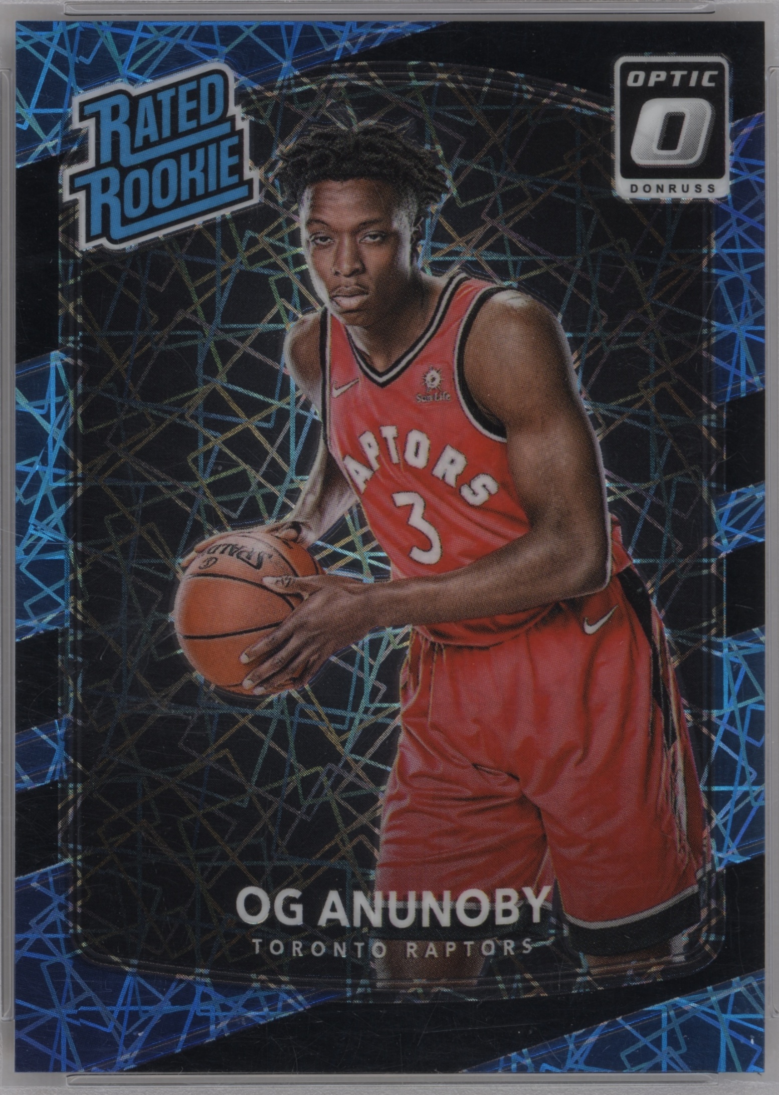 2017 Donruss Optic Basketball Black Velocity OG Anunoby #178 SGC 9