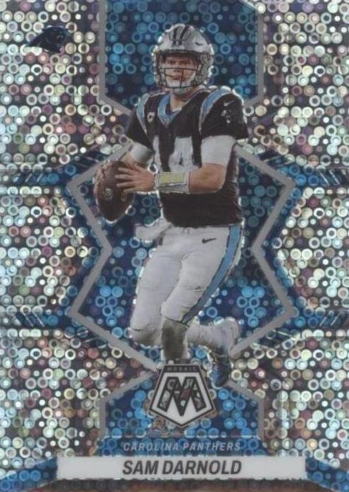 2022 Panini Mosaic Football No Huddle Silver Sam Darnold #27
