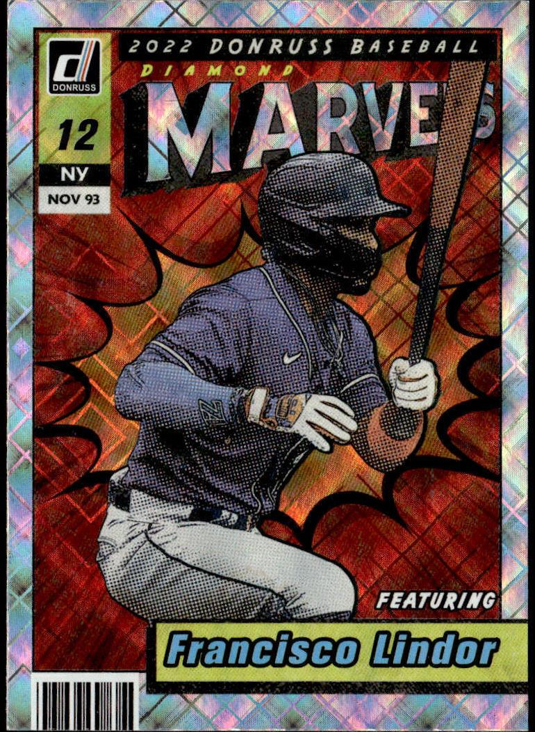 2022 Panini Donruss Baseball Rapture Francisco Lindor #M-10