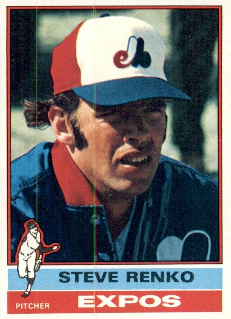 1976 Topps Baseball Steve Renko #264