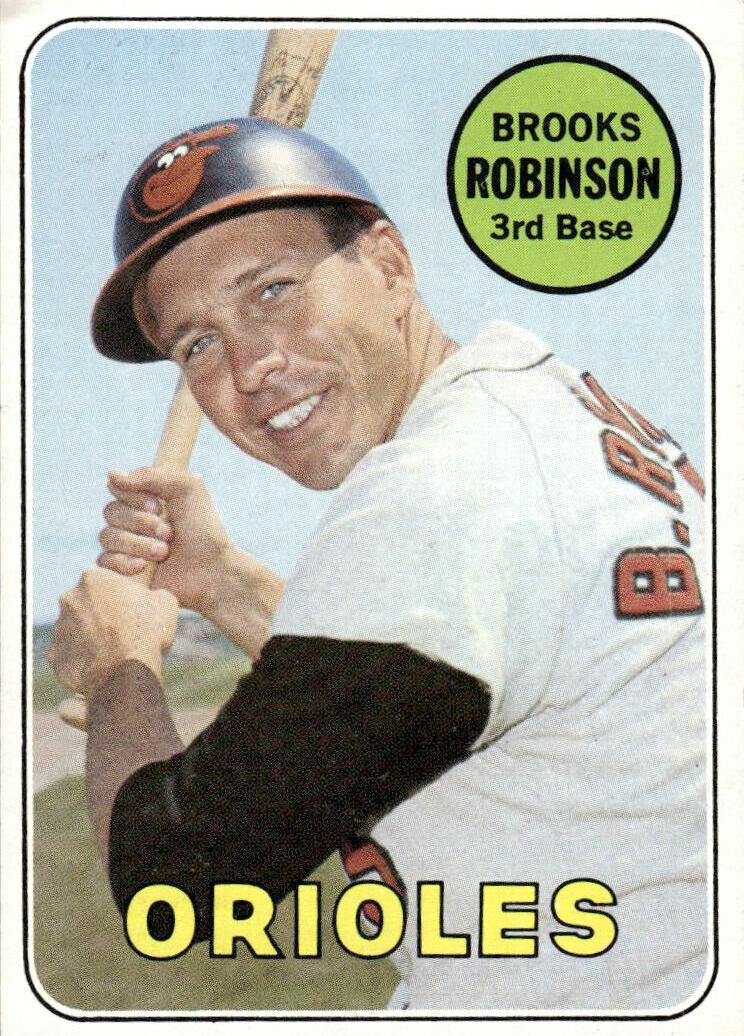 1969 Topps Baseball Brooks Robinson #550 PSA 6