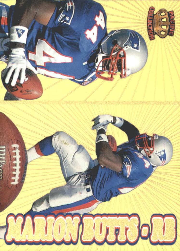 1995 Pacific Prisms Football Gold Marion Butts #166