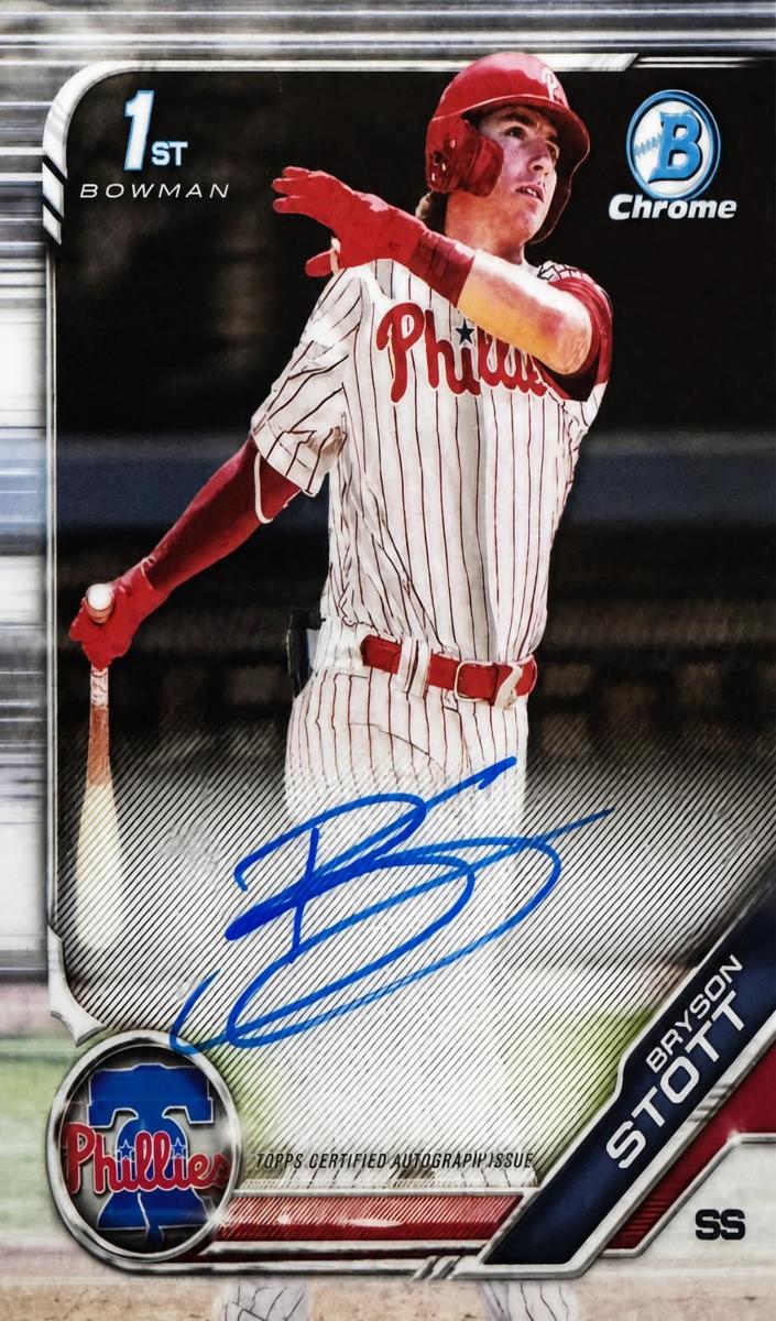 2019 Bowman Draft Chrome Baseball Bryson Stott #CDA-BS