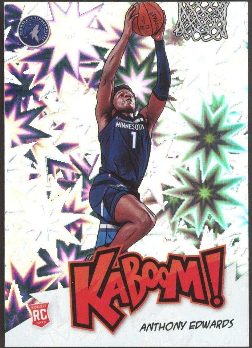 2020 Panini Crown Royale Basketball Anthony Edwards #21 PSA 9