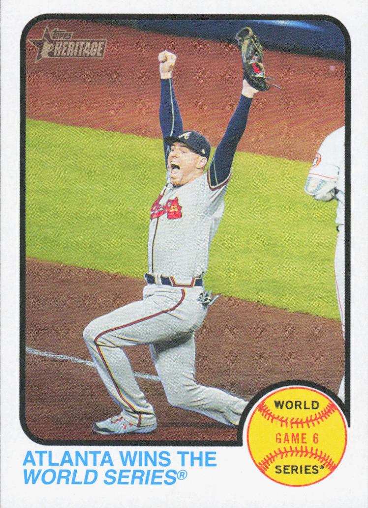2022 Topps Heritage Baseball Freddie Freeman #210