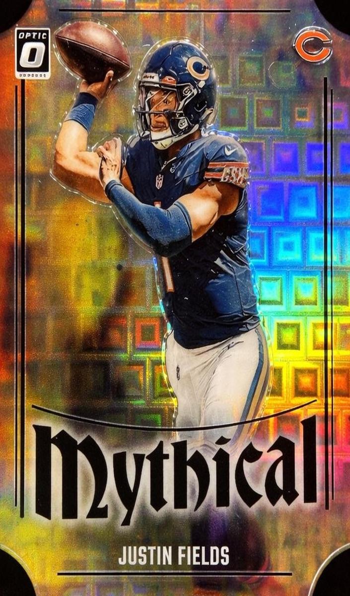 2023 Donruss Optic Football Black Pandora Justin Fields #1