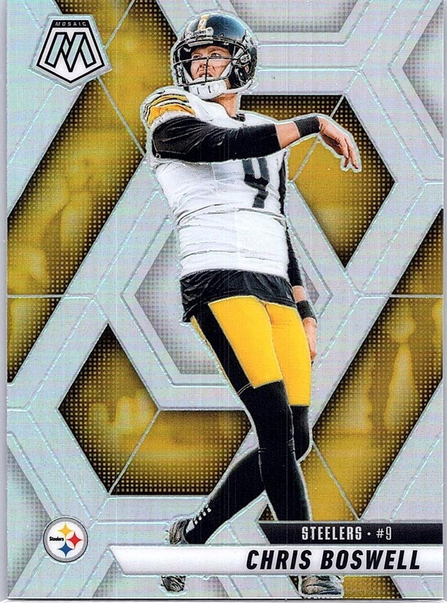 2025 Panini Mosaic Football Silver Chris Boswell #57 PSA 10