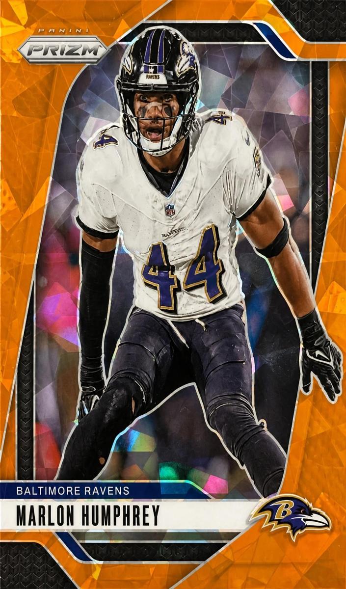 2024 Panini Prizm Football Orange Ice Marlon Humphrey #24