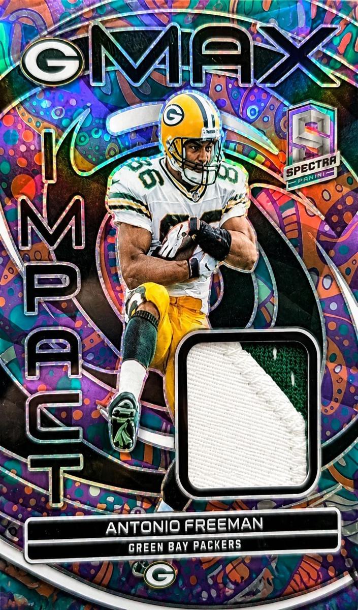 2023 Panini Spectra Football Psychedelic Antonio Freeman #MI-AFR