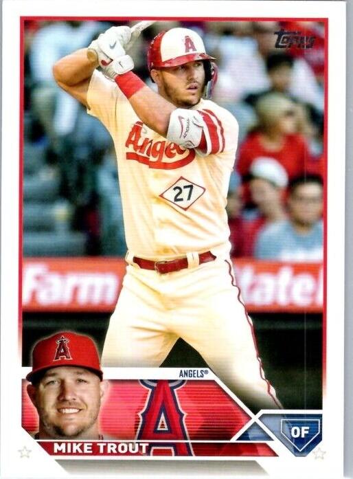 2023 Topps Baseball Mike Trout #27 SGC 9.5