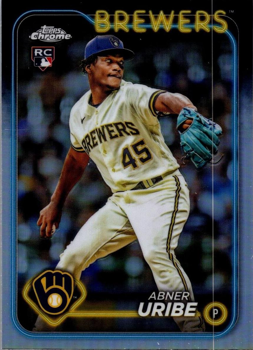 2024 Topps Chrome Baseball Refractor Abner Uribe #276