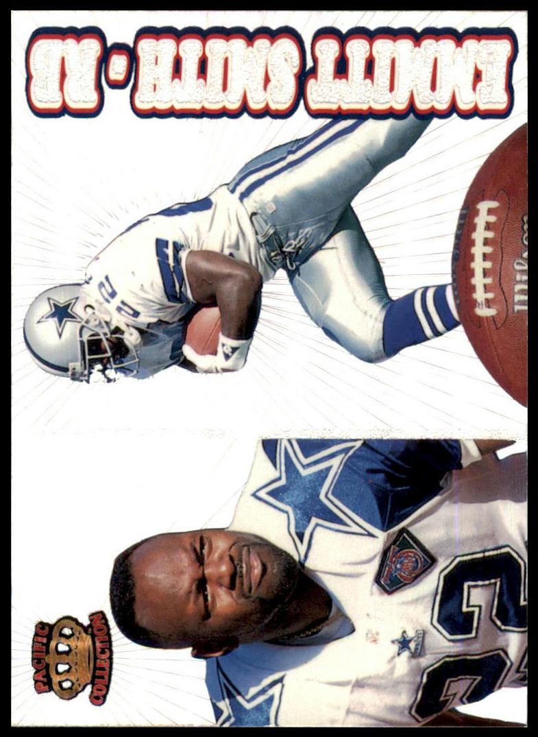 1995 Pacific Prisms Football Emmitt Smith #134