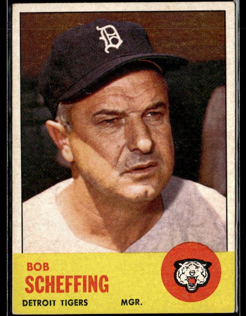 1963 Topps Baseball Bob Scheffing #134 PSA 6