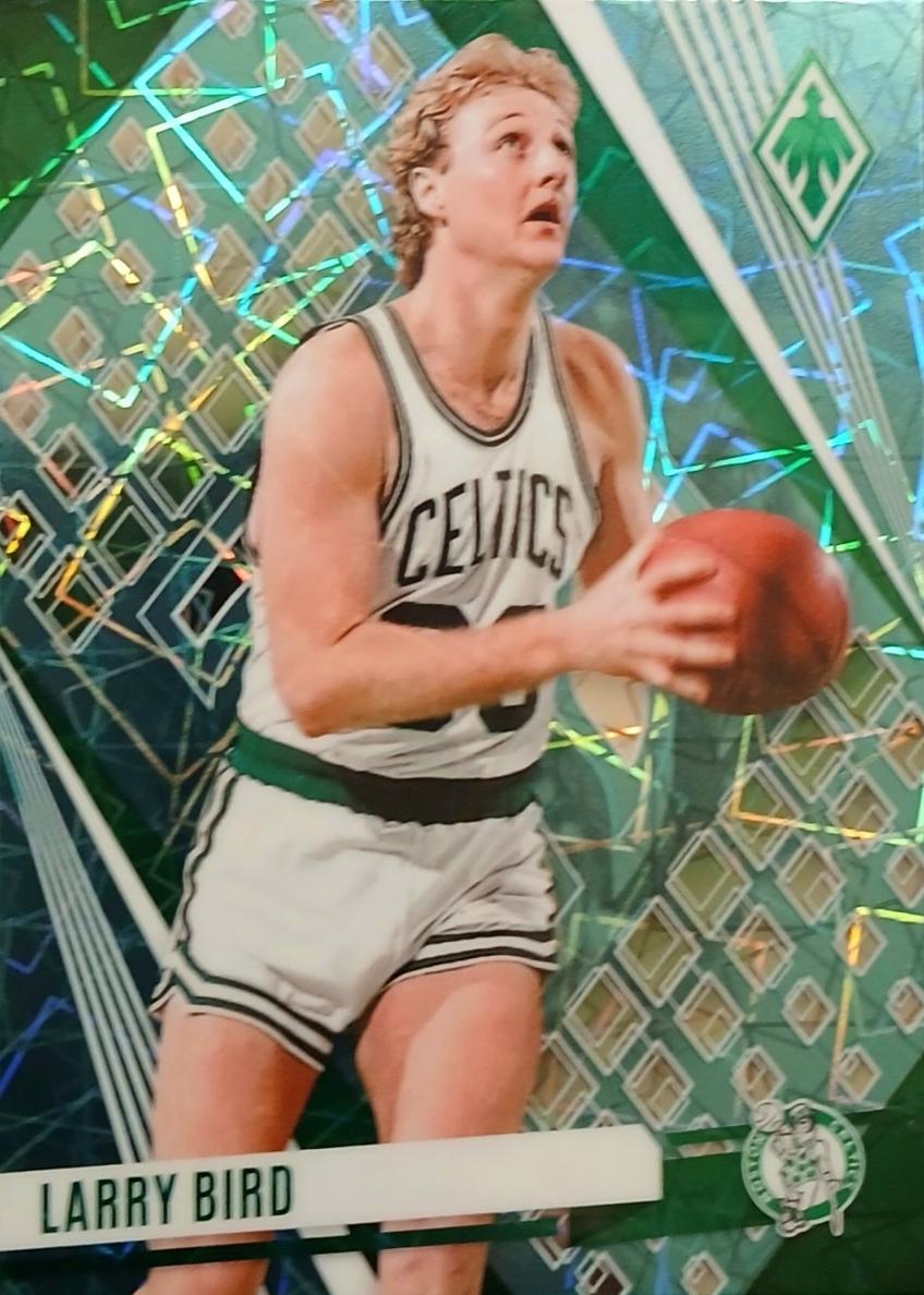 2023 Panini Phoenix Basketball Teal Lazer Larry Bird #6
