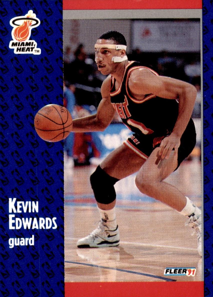 1991 Fleer Basketball Kevin Edwards #108 PSA 9